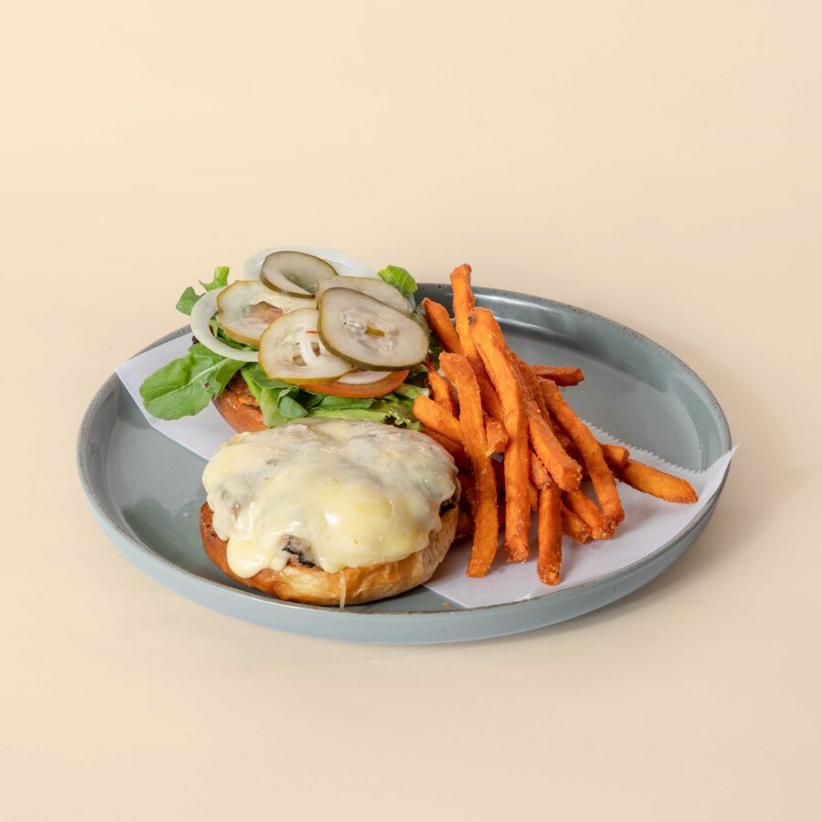 Hamburguesa de queso clásica